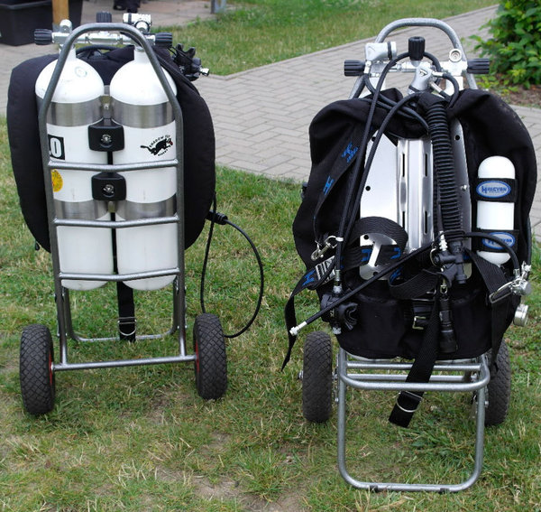 transport Cart for scuba tanks
