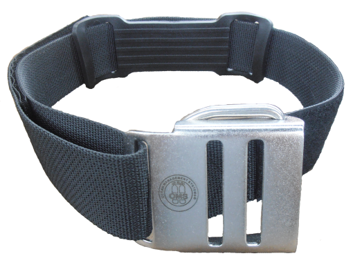 OMS - tank strap with stainless steel buckle